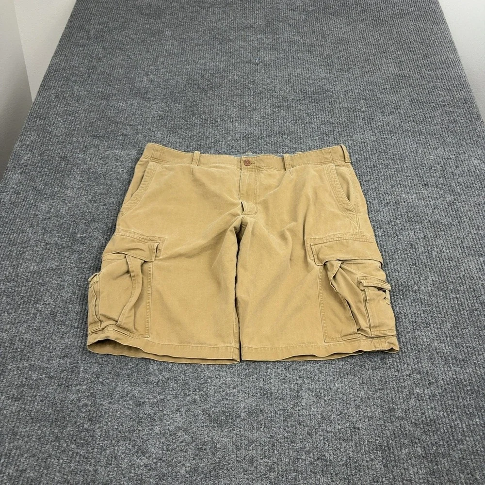 Banana Republic Cargo Shorts Mens 38 Khaki Cotton Multi‎ Pocket Utility Casual